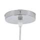 GloboStar® CUBA 01769 Boho Κρεμαστό Φωτιστικό Ανάρτηση Μονόφωτο 1 x E27 IP20 Μπεζ Ξύλο - Μ100 x Π100 x Υ55cm