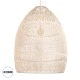 GloboStar® MALIBU 01813 Boho Κρεμαστό Φωτιστικό Καμπάνα Μονόφωτο 1 x E27 IP20 Μπεζ Ξύλο - Μ120 x Π120 x Υ156cm