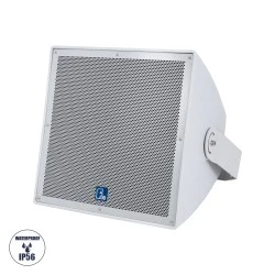 Ηχείο Subwoofer επιτοίχιο με μετασχηματιστή 100V & 8Ω  400W RMS 1 x 15" Inches λευκό Μ49xΠ50xΥ52cm IP65