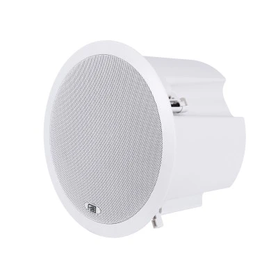 GloboStar® FDB C800T 98013 Facilities Speaker - Παθητικό Ηχείο Εγκαταστάσεων Χωνευτό Οροφής με Μετασχηματιστή 100V & 8Ω - 50W RMS (100W Peak) - 1 x 8" Inches LF & 1 x 1" Inches HF -  IP20 - Λευκό - Φ28 x Υ19.1cm