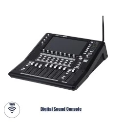 Επαγγελματική ψηφιακή κονσόλα ήχου 16Ch Audio οθόνη αφής 10" HD  Wifi Smart System UDP  AC 220V/50-60Hz μαύρο χρώμα IP20