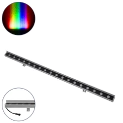 LED γραμμικό ντιμαριζόμενο φωτιστικό αρχιτεκτονικού φωτισμού RGBW WASHERFAIA 100cm 24W BRIDGELUX SMD 2040lm 24V DC IP65 δέσμη 15°