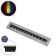 Φωτιστικό UNDERGROUND-REMVI χωνευτό Wall Washer δαπέδου LED 12W RGBW 1020lm 10° DC 24V αδιάβροχο IP68 L50 x W9 x H7.2cm GLOBOSTAR® UNDERGROUND-REMVI 90193 Χωνευτή Μπάρα Φωτισμού Wall Washer LED 12W 1020lm 10° DC 24V Αδιάβροχο IP68 RGBW Dimmable DMX512 - Ανοξείδωτο Ατσάλι 304 - Μ50 x Π9 x Υ7.2cm / Q48.5 x 7.5cm - 3 Χρόνια Εγγύηση