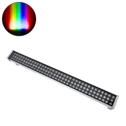 LED γραμμικό ντιμαριζόμενο φωτιστικό αρχιτεκτονικού φωτισμού RGBW WASHERGAIA 100cm 216W BRIDGELUX SMD 18360lm 24V DC IP67 δέσμη 10°