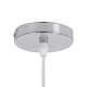GloboStar® MINORCA 01731 Boho Κρεμαστό Φωτιστικό Ανάρτηση Μονόφωτο 1 x E27 IP20 Μπεζ Ξύλο - Μ60 x Π60 x Y35cm