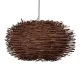 Κρεμαστό φωτιστικό Boho MINORCA 1 x E27 AC 220-240V καφέ με υφασμάτινο καπέλο φυσικού σχεδιασμού Μ60 x Π60 x Υ35 Κρεμαστό φωτιστικό Boho MINORCA 1 x E27 AC 220-240V καφέ με υφασμάτινο καπέλο φυσικού σχεδιασμού Μ60 x Π60 x Υ35