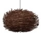 Κρεμαστό φωτιστικό Boho MINORCA 1 x E27 AC 220-240V καφέ με υφασμάτινο καπέλο φυσικού σχεδιασμού Μ60 x Π60 x Υ35 Κρεμαστό φωτιστικό Boho MINORCA 1 x E27 AC 220-240V καφέ με υφασμάτινο καπέλο φυσικού σχεδιασμού Μ60 x Π60 x Υ35