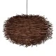 Κρεμαστό φωτιστικό Boho MINORCA 1 x E27 AC 220-240V καφέ με υφασμάτινο καπέλο φυσικού σχεδιασμού Μ60 x Π60 x Υ35 Κρεμαστό φωτιστικό Boho MINORCA 1 x E27 AC 220-240V καφέ με υφασμάτινο καπέλο φυσικού σχεδιασμού Μ60 x Π60 x Υ35