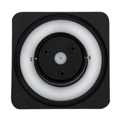 Μοντέρνα απλίκα τοίχου LED kelvo® HELIO-S 10W 1150lm 120° AC 220-240V IP65 θερμό λευκό 2700K μαύρο ματ 21x5x21cm