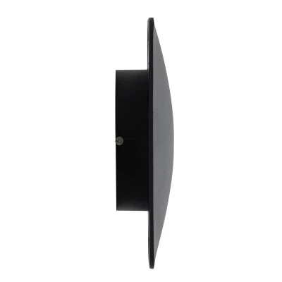 Μοντέρνα απλίκα τοίχου LED kelvo® HELIO-S 10W 1150lm 120° AC 220-240V IP65 θερμό λευκό 2700K μαύρο ματ 21x5x21cm
