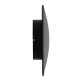 Μοντέρνα απλίκα τοίχου LED kelvo® HELIO-S 10W 1150lm 120° AC 220-240V IP65 θερμό λευκό 2700K μαύρο ματ 21x5x21cm