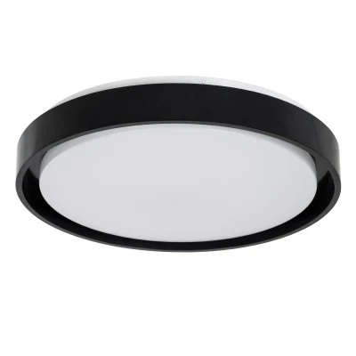 Πλαφονιέρα Οροφής LED BARCHETTA CCT 72W 8306lm 120° AC 220-240V - Εναλλαγή Φωτισμού μέσω Τηλεχειριστηρίου All In One - Μαύρο GloboStar® BARCHETTA 61046-S Πλαφονιέρα Οροφής LED CCT 72W 8306lm 120° AC 220-240V - Εναλλαγή Φωτισμού μέσω Τηλεχειριστηρίου All In One Ψυχρό 6000k+Φυσικό 4500k+Θερμό 2700k Dimmable Φ48cm - Μαύρο - 3 Years Warranty