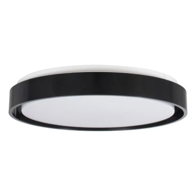 Πλαφονιέρα Οροφής LED BARCHETTA CCT 72W 8306lm 120° AC 220-240V - Εναλλαγή Φωτισμού μέσω Τηλεχειριστηρίου All In One - Μαύρο GloboStar® BARCHETTA 61046-S Πλαφονιέρα Οροφής LED CCT 72W 8306lm 120° AC 220-240V - Εναλλαγή Φωτισμού μέσω Τηλεχειριστηρίου All In One Ψυχρό 6000k+Φυσικό 4500k+Θερμό 2700k Dimmable Φ48cm - Μαύρο - 3 Years Warranty
