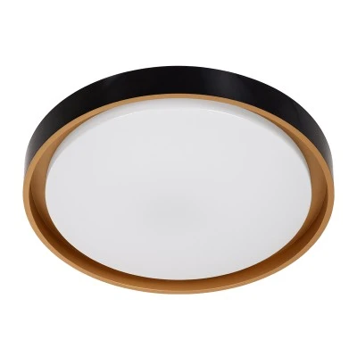 Πλαφονιέρα Οροφής LED BARCHETTA CCT 72W 8306lm 120° AC 220-240V - Εναλλαγή Φωτισμού μέσω Τηλεχειριστηρίου All In One - Μαύρο με Χρυσό GloboStar® BARCHETTA 61047-S Πλαφονιέρα Οροφής LED CCT 72W 8306lm 120° AC 220-240V - Εναλλαγή Φωτισμού μέσω Τηλεχειριστηρίου All In One Ψυχρό 6000k+Φυσικό 4500k+Θερμό 2700k Dimmable Φ48cm - Μαύρο με Χρυσό - 3 Years Warranty