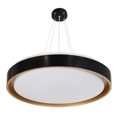 Πλαφονιέρα Οροφής LED BARCHETTA CCT 72W 8306lm 120° AC 220-240V - Εναλλαγή Φωτισμού μέσω Τηλεχειριστηρίου All In One - Μαύρο με Χρυσό GloboStar® BARCHETTA 61047-S Πλαφονιέρα Οροφής LED CCT 72W 8306lm 120° AC 220-240V - Εναλλαγή Φωτισμού μέσω Τηλεχειριστηρίου All In One Ψυχρό 6000k+Φυσικό 4500k+Θερμό 2700k Dimmable Φ48cm - Μαύρο με Χρυσό - 3 Years Warranty