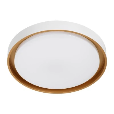 Πλαφονιέρα Οροφής LED BARCHETTA CCT 72W 8306lm 120° AC 220-240V - Εναλλαγή Φωτισμού μέσω Τηλεχειριστηρίου All In One- Λευκό με Χρυσό GloboStar® BARCHETTA 61048-S Πλαφονιέρα Οροφής LED CCT 72W 8306lm 120° AC 220-240V - Εναλλαγή Φωτισμού μέσω Τηλεχειριστηρίου All In One Ψυχρό 6000k+Φυσικό 4500k+Θερμό 2700k Dimmable Φ48cm - Λευκό με Χρυσό - 3 Years Warranty