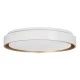 Πλαφονιέρα Οροφής LED BARCHETTA CCT 72W 8306lm 120° AC 220-240V - Εναλλαγή Φωτισμού μέσω Τηλεχειριστηρίου All In One- Λευκό με Χρυσό GloboStar® BARCHETTA 61048-S Πλαφονιέρα Οροφής LED CCT 72W 8306lm 120° AC 220-240V - Εναλλαγή Φωτισμού μέσω Τηλεχειριστηρίου All In One Ψυχρό 6000k+Φυσικό 4500k+Θερμό 2700k Dimmable Φ48cm - Λευκό με Χρυσό - 3 Years Warranty