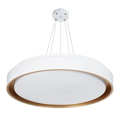 Πλαφονιέρα Οροφής LED BARCHETTA CCT 72W 8306lm 120° AC 220-240V - Εναλλαγή Φωτισμού μέσω Τηλεχειριστηρίου All In One- Λευκό με Χρυσό GloboStar® BARCHETTA 61048-S Πλαφονιέρα Οροφής LED CCT 72W 8306lm 120° AC 220-240V - Εναλλαγή Φωτισμού μέσω Τηλεχειριστηρίου All In One Ψυχρό 6000k+Φυσικό 4500k+Θερμό 2700k Dimmable Φ48cm - Λευκό με Χρυσό - 3 Years Warranty