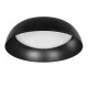 GloboStar® ANATOLIA 61261 Πλαφονιέρα Οροφής LED CCT 60W 6900lm 120° AC 220-240V - Εναλλαγή Φωτισμού μέσω Τηλεχειριστηρίου All In One Ψυχρό 6000k+Φυσικό 4500k+Θερμό 2700k Dimmable Φ43cm - Μαύρο - 3 Years Warranty