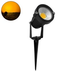 Προβολάκι κήπου καρφωτό-δαπέδου LED 10W 12-24VDC IP67 θερμό λευκό φως 2200K dimmable