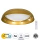 Πλαφονιέρα Οροφής LED ANATOLIA CCT 75W 8625lm 120° AC 220-240V - Εναλλαγή Φωτισμού μέσω Τηλεχειριστηρίου All In One - Χρυσό GloboStar® ANATOLIA 61266 Πλαφονιέρα Οροφής LED CCT 75W 8625lm 120° AC 220-240V - Εναλλαγή Φωτισμού μέσω Τηλεχειριστηρίου All In One Ψυχρό 6000k+Φυσικό 4500k+Θερμό 2700k Dimmable Φ60cm - Χρυσό - 3 Years Warranty