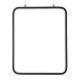 GloboStar® NEROBA 61302 Κρεμαστό Φωτιστικό Οροφής Linear Design LED CCT 18W 1980lm 360° AC 220-240V - Εναλλαγή Φωτισμού μέσω Διακόπτη On/Off All In One Ψυχρό 6000k+Φυσικό 4500k+Θερμό 2700k Μ29 x Π2 x Υ36cm - Μαύρο - 3 Years Warranty