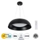 Κρεμαστή Πλαφονιέρα Οροφής LED CCT 60W 6900lm 120° AC 220-240V - Εναλλαγή Φωτισμού μέσω Τηλεχειριστηρίου All In One  Dimmable Φ43cm - Μαύρο