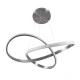 Κρεμαστό Φωτιστικό Design LED DEXTER CCT 72W 8064lm 300° AC 220-240V - Εναλλαγή Φωτισμού μέσω Τηλεχειριστηρίου All In One - Νίκελ Ασημί Βούρτσας GloboStar® DEXTER 60498 Κρεμαστό Φωτιστικό Οροφής Design LED CCT 72W 8064lm 300° AC 220-240V - Εναλλαγή Φωτισμού μέσω Τηλεχειριστηρίου All In One Ψυχρό 6000k+Φυσικό 4500k+Θερμό 2700k Dimmable Φ56cm - Νίκελ Ασημί Βούρτσας - 3 Years Warranty
