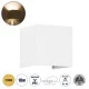 Μοντέρνο επιτοίχιο φωτιστικό LED kelvo® AXIS-S 10W 1150lm IP65 θερμό λευκό 2700K με γωνία δέσμης 5°/60° λευκό ματ 10x10x10cm Μοντέρνο επιτοίχιο φωτιστικό LED kelvo® AXIS-S 10W 1150lm IP65 θερμό λευκό 2700K με γωνία δέσμης 5°/60° λευκό ματ 10x10x10cm