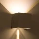 Μοντέρνο επιτοίχιο φωτιστικό LED kelvo® AXIS-S 10W 1150lm IP65 θερμό λευκό 2700K με γωνία δέσμης 5°/60° λευκό ματ 10x10x10cm Μοντέρνο επιτοίχιο φωτιστικό LED kelvo® AXIS-S 10W 1150lm IP65 θερμό λευκό 2700K με γωνία δέσμης 5°/60° λευκό ματ 10x10x10cm