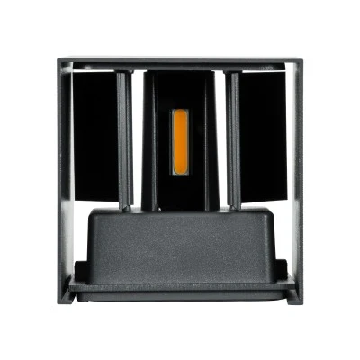 Μοντέρνη επιτοίχια απλίκα LED kelvo® AXIS-S 10W 1150lm θερμό λευκό 2700K IP65 γκρι ανθρακί ματ 10x10x10cm 60561 Μοντέρνη επιτοίχια απλίκα LED kelvo® AXIS-S 10W 1150lm θερμό λευκό 2700K IP65 γκρι ανθρακί ματ 10x10x10cm 60561