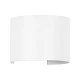 Μοντέρνο επιτοίχιο φωτιστικό LED kelvo® AXIS-R 10W 1150lm 5°/60° AC 220-240V IP65 θερμό λευκό 2700K λευκό ματ 10x10x10cm