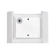 Μοντέρνο επιτοίχιο φωτιστικό LED kelvo® AXIS-R 10W 1150lm 5°/60° AC 220-240V IP65 θερμό λευκό 2700K λευκό ματ 10x10x10cm