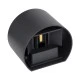 Μοντέρνο επιτοίχιο φωτιστικό LED kelvo® AXIS-R 10W 1150lm IP65 θερμό λευκό 2700K γκρι ανθρακί ματ 10x10x10cm