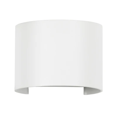 Μοντέρνα επιτοίχια απλίκα LED kelvo® AXIS-R 10W 1250lm 5°/60° AC 220-240V IP65 ψυχρό λευκό 6000K λευκό ματ 10x10x10cm