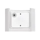 Μοντέρνα επιτοίχια απλίκα LED kelvo® AXIS-R 10W 1250lm 5°/60° AC 220-240V IP65 ψυχρό λευκό 6000K λευκό ματ 10x10x10cm