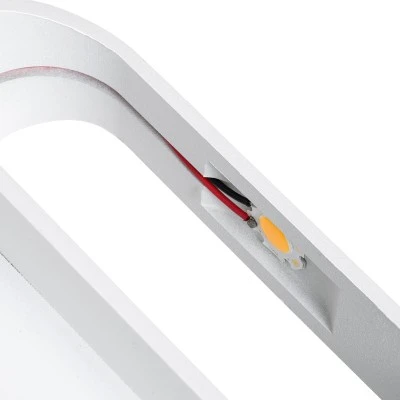 Επιτοίχια απλίκα LED kelvo® EDEN 10W 950lm 60° AC 220-240V IP20 θερμό λευκό 2700K Bridgelux COB chip λευκό ματ 16x10.5x9cm
