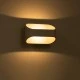 Επιτοίχια απλίκα LED kelvo® EDEN 10W 950lm 60° AC 220-240V IP20 θερμό λευκό 2700K Bridgelux COB chip λευκό ματ 16x10.5x9cm