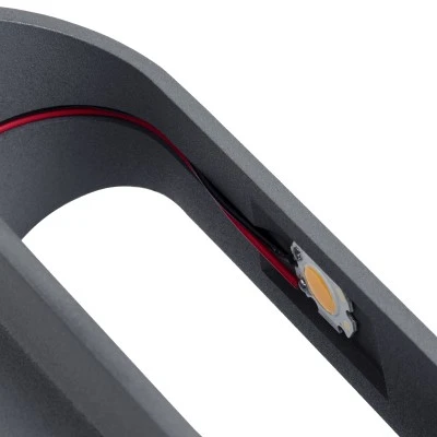 Φωτιστικό τοίχου LED kelvo® EDEN 10W 950lm θερμό λευκό 2700K 60° AC 220-240V IP20 γκρι ανθρακί ματ 16x10.5x9cm Φωτιστικό τοίχου LED kelvo® EDEN 10W 950lm θερμό λευκό 2700K 60° AC 220-240V IP20 γκρι ανθρακί ματ 16x10.5x9cm