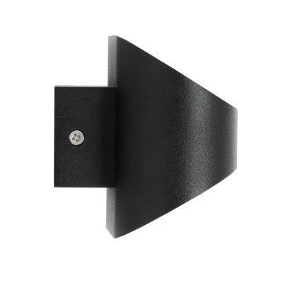 Μοντέρνα επιτοίχια απλίκα LED kelvo® EDEN 10W 1000lm 60° AC 220-240V IP20 φυσικό λευκό 4500K μαύρο ματ 16x10.5x9cm