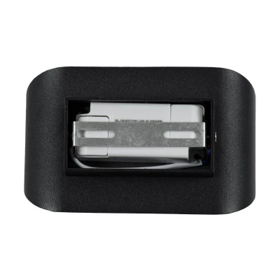 Μοντέρνο φωτιστικό τοίχου LED kelvo® EDEN 10W 950lm 60° AC 220-240V IP20 θερμό λευκό 2700K Bridgelux COB chip μαύρο ματ 16x10.5x9cm