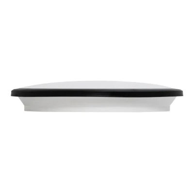 Πλαφονιέρα οροφής TUFFIN LED 24W μονόφωτη AC 220-240V IP54 φυσικό λευκό 4500K μαύρη & λευκή 30cm
