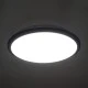Πλαφονιέρα οροφής TUFFIN LED 24W μονόφωτη AC 220-240V IP54 φυσικό λευκό 4500K μαύρη & λευκή 30cm