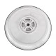 GloboStar® TUFFIN 60998 Πλαφονιέρα Οροφής LED 36W 4140lm 120° AC 220-240V Αδιάβροχη IP54 Φ48 x Υ6.5cm Ψυχρό Λευκό 6000K - Μαύρο - Bridgelux Chips - 3 Years Warranty