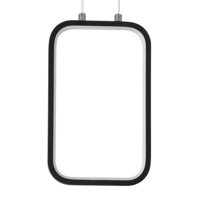 Κρεμαστό φωτιστικό DEROBA γραμμικό LED CCT 12W 1320lm με γωνία 360° και εναλλαγή φωτισμού μέσω διακόπτη On/Off All In One 3 χρόνια εγγύηση Μ16 x Π1.6 x Υ25.5cm