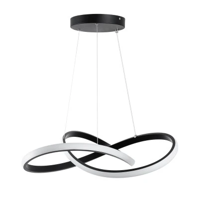 Κρεμαστό Φωτιστικό LED 72W 8064lm CCT 300° – Μοντέρνο Μαύρο, Ρύθμιση Φωτισμού μέσω Τηλεχειριστηρίου, Φ56cm Κρεμαστό Φωτιστικό LED 72W 8064lm CCT 300° – Μοντέρνο Μαύρο, Ρύθμιση Φωτισμού μέσω Τηλεχειριστηρίου, Φ56cm