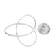 GloboStar® DEXTER 61050 Κρεμαστό Φωτιστικό Οροφής Design LED CCT 72W 8064lm 300° AC 220-240V - Εναλλαγή Φωτισμού μέσω Τηλεχειριστηρίου All In One Ψυχρό 6000k+Φυσικό 4500k+Θερμό 2700k Dimmable Φ56cm - Λευκό - 3 Years Warranty