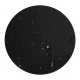 GloboStar® NARNIA 61257 Πλαφονιέρα Οροφής LED CCT 75W 8625lm 120° AC 220-240V - Εναλλαγή Φωτισμού μέσω Τηλεχειριστηρίου All In One Ψυχρό 6000k+Φυσικό 4500k+Θερμό 2700k Dimmable Φ45 x Υ8cm - Μαύρο - 3 Years Warranty