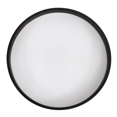 GloboStar® NARNIA 61257 Πλαφονιέρα Οροφής LED CCT 75W 8625lm 120° AC 220-240V - Εναλλαγή Φωτισμού μέσω Τηλεχειριστηρίου All In One Ψυχρό 6000k+Φυσικό 4500k+Θερμό 2700k Dimmable Φ45 x Υ8cm - Μαύρο - 3 Years Warranty