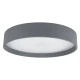 GloboStar® NARNIA 61258 Πλαφονιέρα Οροφής LED CCT 75W 8625lm 120° AC 220-240V - Εναλλαγή Φωτισμού μέσω Τηλεχειριστηρίου All In One Ψυχρό 6000k+Φυσικό 4500k+Θερμό 2700k Dimmable Φ45 x Υ8cm - Γκρι Ανθρακί - 3 Years Warranty